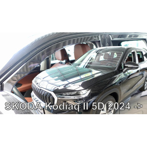 Ветровики для Skoda Kodiaq II 2024+ 5D (вставные, кт - 4шт) (LSE) Heko