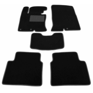 Двошарові килимки Kia Optima / K5 (TF) (mkIII) 2010-2015 - Classic 7mm Black Sotra