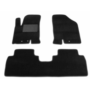 Двухслойные коврики Kia Venga 2009-2019 - Classic 7mm Black Sotra