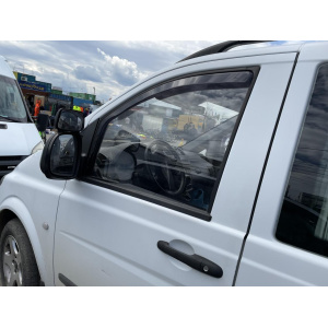 Дефлектори вікон (вітровики) Mercedes Vito W-639 Viano 2003+ 2D (вст, 2шт) (Heko)