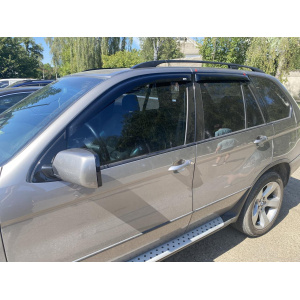 Ветровики для BMW X5 E53 2000-2007 (Defl) Q2