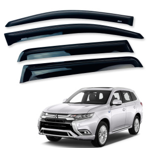 Вітровики для Mitsubishi Outlander 2012-2020(Defl) Q2