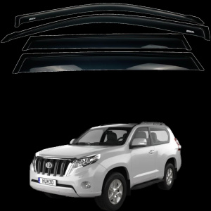 Дефлекторы окон Toyota PRADO FJ150 2010-