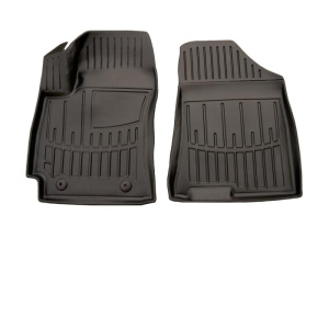 Килимки у салон Hyundai Kona 2023- з бортом, поліуретан, 2шт Stingray 5009352 - Stingray