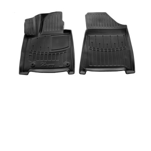 Килимки у салон Hyundai Santa Fe MX5 2024- з бортом, поліуретан, 2шт Stingray 5009452 - Stingray