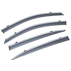 Дефлекторы окон (ветровики) с хромом Honda ACCORD 9 2013-2017 Sun Visors