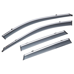 Дефлекторы окон (ветровики) с хромом SUBARU OUTBACK 2015- Sun Visors