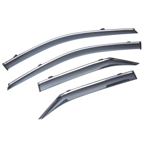 Дефлекторы окон (ветровики) с хромом TOYOTA CAMRY 55 USA 2015- Sun Visors