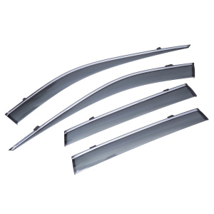 Дефлекторы окон (ветровики) с хромом TOYOTA RAV-4 2018- Sun Visors