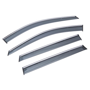 Дефлекторы окон (ветровики) с хромом Honda CR-V 2007-2012 Sun Visors