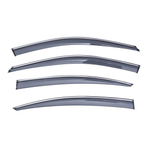 Дефлекторы окон (ветровики) с хромом Lexus ES 2013-2017 Sun Visors