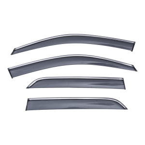 Дефлекторы окон (ветровики) с хромом Mercedes ML W166 2011-2017 Sun Visors