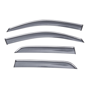 Дефлекторы окон (ветровики) с хромом Mercedes GLE 2017- Sun Visors