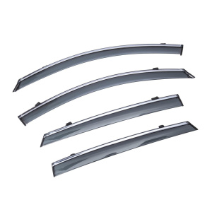 Дефлекторы окон (ветровики) с хромом Volkswagen TOUAREG 2002-2010 Sun Visors