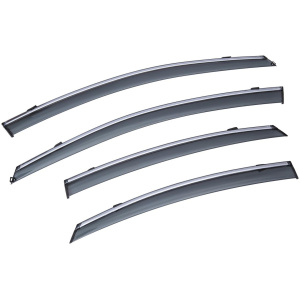Дефлекторы окон (ветровики) с металлической вставкой HYUNDAI SONATA 2015-2020 Sun Visors