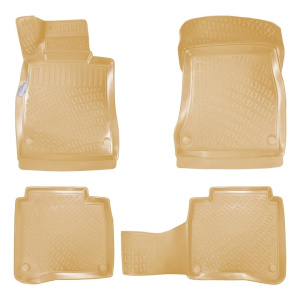 Коврики автомобильные в салон Volkswagen Golf 6 2008-2012 беж - RIZLINE