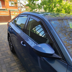 Дефлектори вікон (вітровики) Skoda Octavia A-8 2020+ LTB (вставні, 4шт) (Heko) 5D