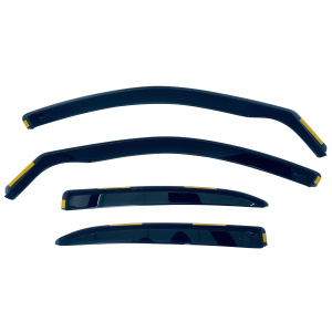 Дефлектори вікон (вітровики) Chevrolet Cruze 2009 -> 4D (вставні, кт - 4шт) (Heko)