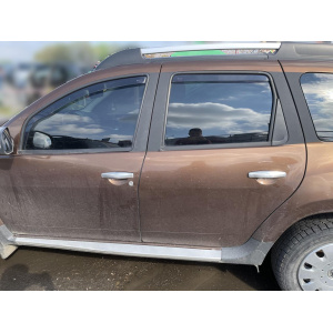 Дефлектори вікон (вітровики) Renault Duster I 2010-2018 5D (вставні, 4шт) (Heko)