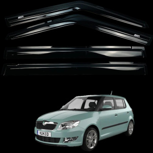 Вітровики Skoda Fabia II 2007-2014 HB (Defl) Q2