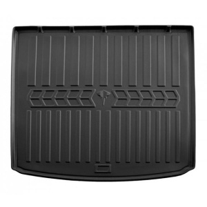 Килимок в багажник для Volkswagen Touran II (2015-...) верхня поличка з бортиками 30 мм (Stingray)