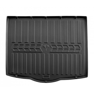 Килимок в багажник для Volkswagen Touran II (2015-...) нижня поличка з бортиками 30 мм (Stingray)