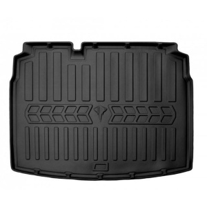 Килимок в багажник для Volkswagen Golf VI (2008-2012) hatchback з докаткою з бортиками 30 мм (Stingray)