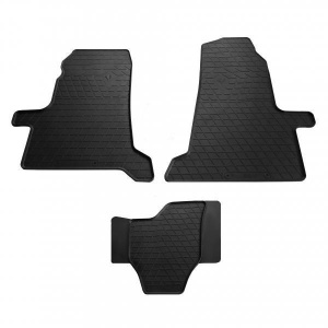 Резиновые коврики в салон для Ford Transit (2000-2006) комплект з 3 штук (Stingray)