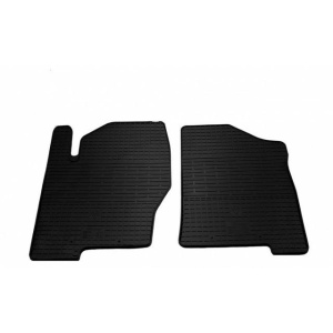 Резиновые коврики в салон для Nissan Navara (D40) (2005-2010) комплект з 2 штук (Stingray)
