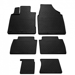 Резиновые коврики в салон для Nissan Qashqaiplus2 (2008-2014) комплект з 6 штук (Stingray)