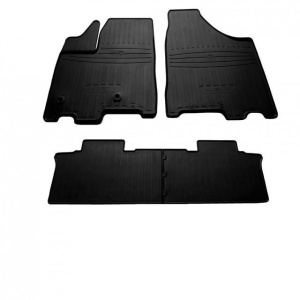 Резиновые коврики в салон для Toyota Sienna III (2010-...) комплект з 4 штук (Stingray)