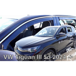 Дефлекторы окон Volkswagen Tiguan 2024 -> 5D (вставні, кт - 4шт) (LSE) — VolksWagen Tiguan 2024-