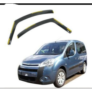 Дефлектори вікон Citroen Berlingo 2008-2018 вставні (HAWK)