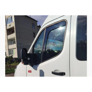 Дефлекторы окон Renault Master / Vauxhall 2010+ вставні (HAWK)