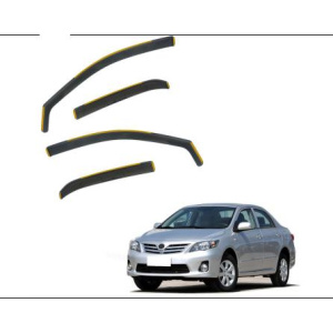 Дефлектори вікон Toyota Corolla A 2007-2013 вставні (HAWK) — Тойота Corolla E15 2007-2013