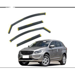 Дефлекторы окон Volvo XC60 2018+ вставні (HAWK) — Volvo XC60 с 2017