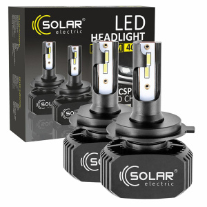 Автолампа Solar LED H4 12/24V 6000K 5000Lm 40W, CSP1860 2шт