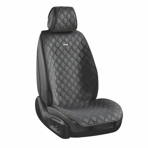 Премиум накидки для передних сидений CarLife Turbo, black 2шт