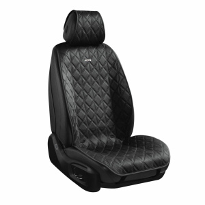 Комплект премиум накидок для сидений CarLife Nitro, black