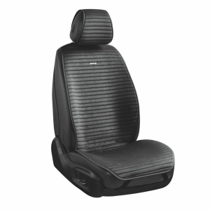 Премиум накидки для передних сидений CarLife Sport, black 2шт