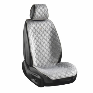 Премиум накидки для передних сидений CarLife Turbo, grey 2шт