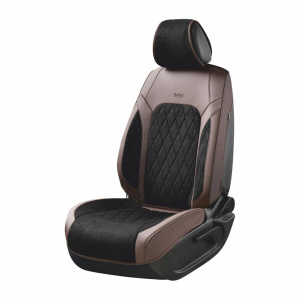 Комплект, 3D чехлы для сидений Beltex Malibu, black-brown