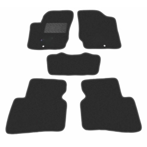 Двошарові килимки Kia Cerato (Koup) (TD) (mkII) 2008-2012 - Classic 7mm Black Sotra
