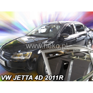 Ветровики для VW Jetta 4d 2010-2019 - HEKO
