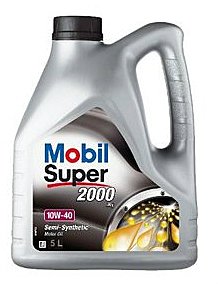 Масло моторное Mobil Super 2000 X1 10W40, (5л) - MOBIL