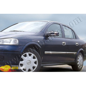 Opel Astra G (1998-2009) Молдинг дверной (нерж.) 4 шт. - Omsa Line