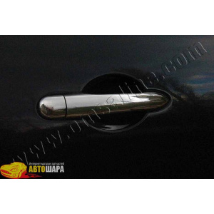 Renault Laguna II Дверні ручки (нерж.) 4-дверні. (З отверст.под сенсор)