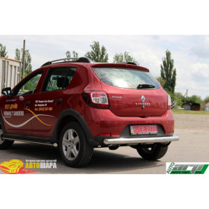 Захист задня Dacia / Renault Sandero Stepway 2012+ / рівна - ST-Line