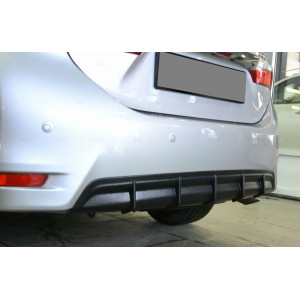 Накладка заднего бампера (диффузор) для Тойота Corolla (2013-) - AVTM