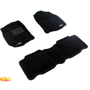 Тришарові килимки Sotra 3D Premium 12mm Black для Тойота RAV4 (mkIV) 2013->